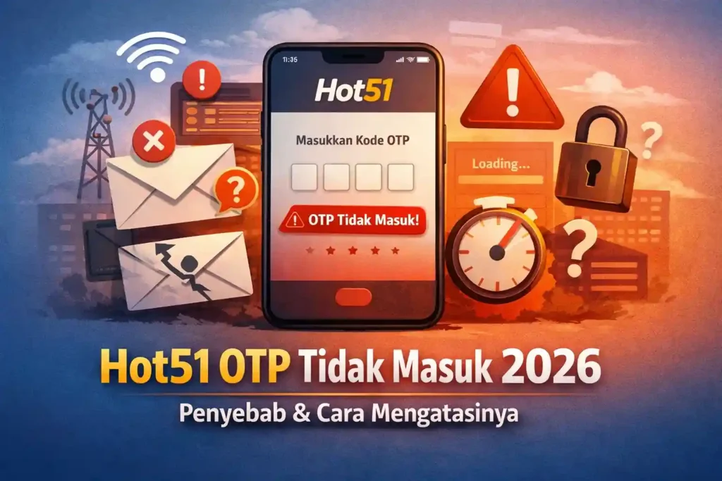 Hot51 OTP tidak masuk saat login dan reset akun di tahun 2026