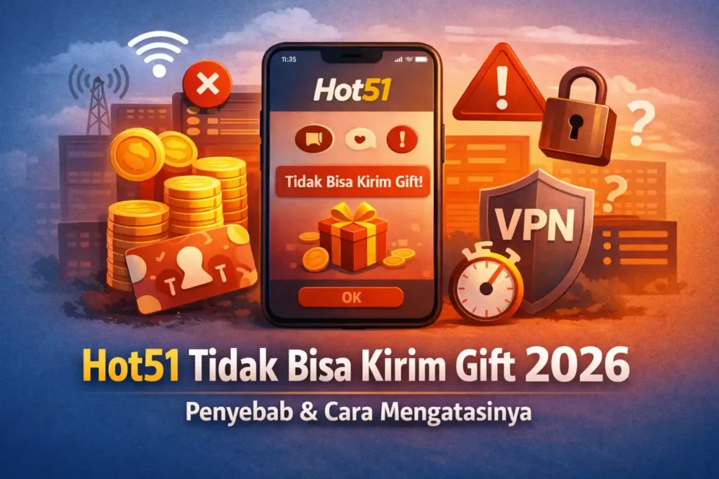 Hot51 tidak bisa kirim gift karena akun dibatasi, koin tidak cukup, atau gangguan sistem di tahun 2026