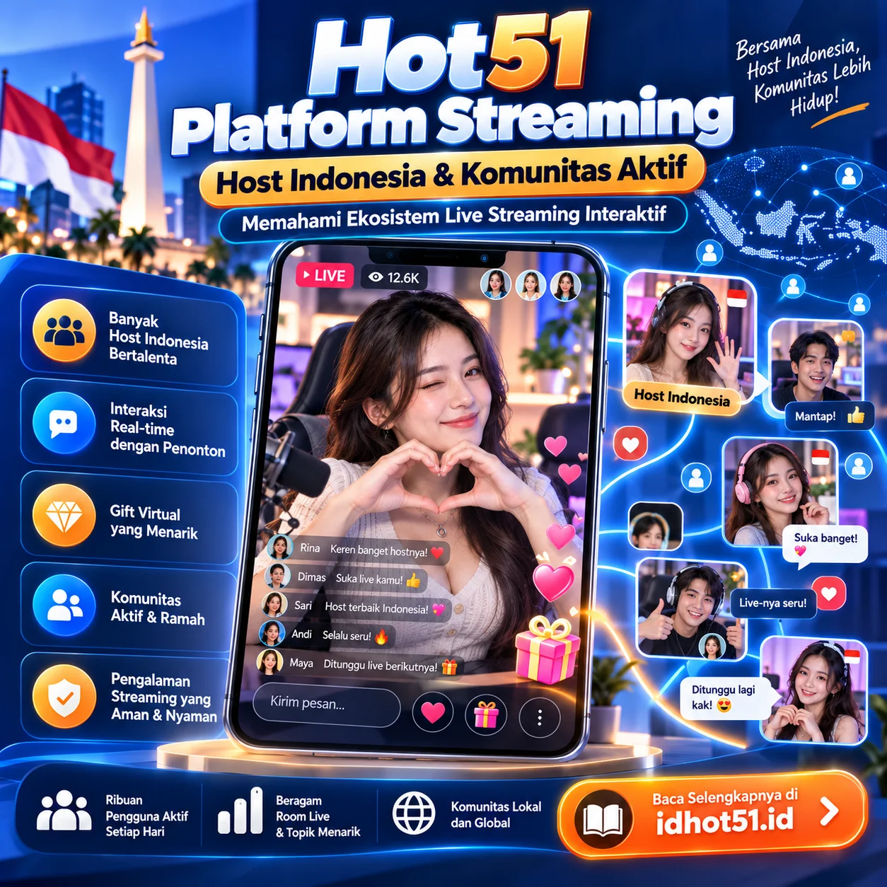 Hot51 Platform Streaming – Host & Komunitas 2026
